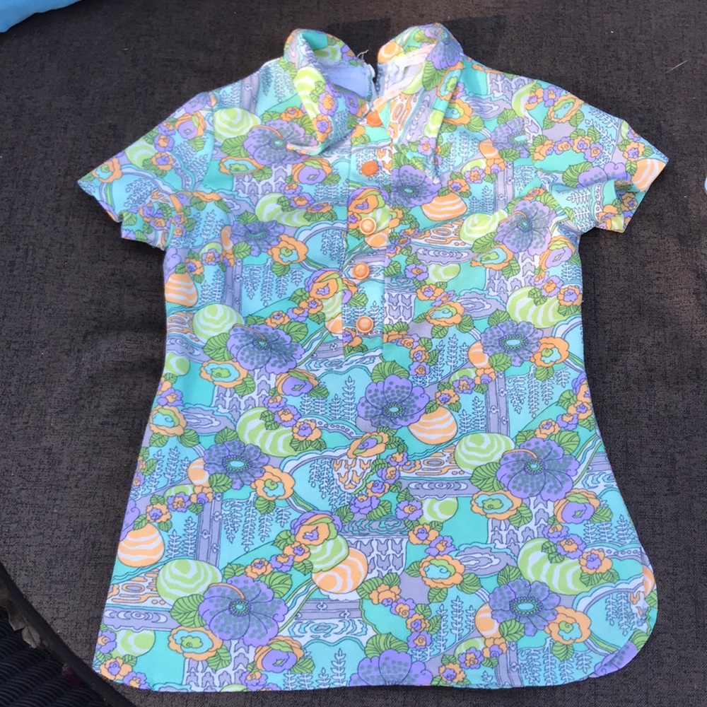 70s Psychedelic Plant T Shirt